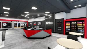 Piatt Interior Design UFC Gym Pittsburgh
